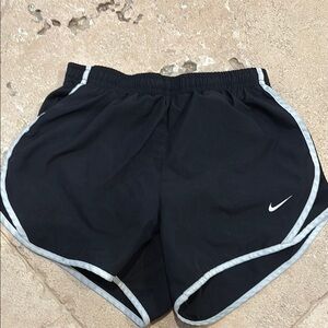 Nike Kids Black and White Shorts